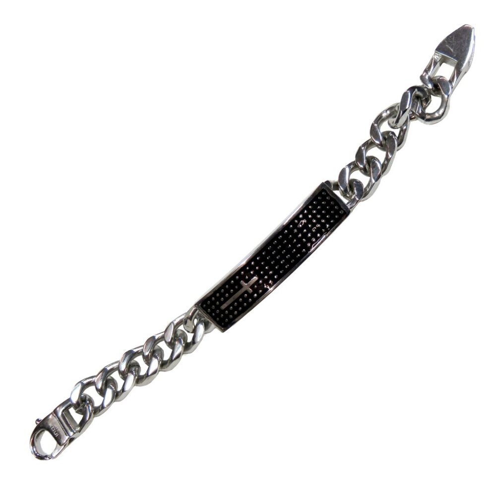 Inox Men's Stainless Steel Curb Chain Bracelet